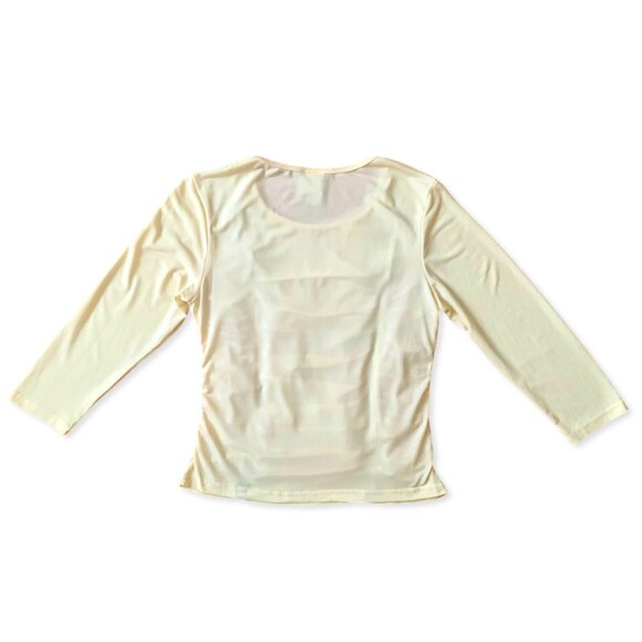 Y2K 725 Originals Double Rouched Long Sleeve Shirt Indie Sleaze Punk Whimsigoth - Picture 4 of 10